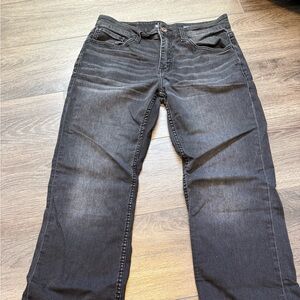 BKE Men's Relaxed Fit Dark Gray Jeans
